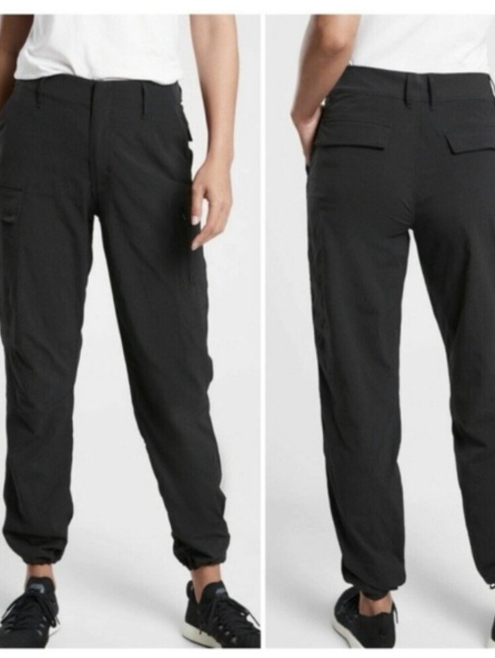 Athleta Trekkie Utility Cargo Pant Black Size 14